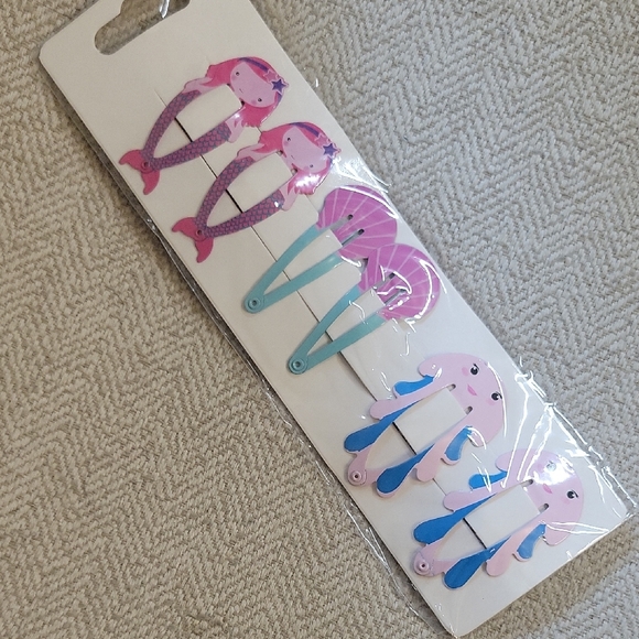 Mermaid Hair Clips Set - Picture 5 of 6
